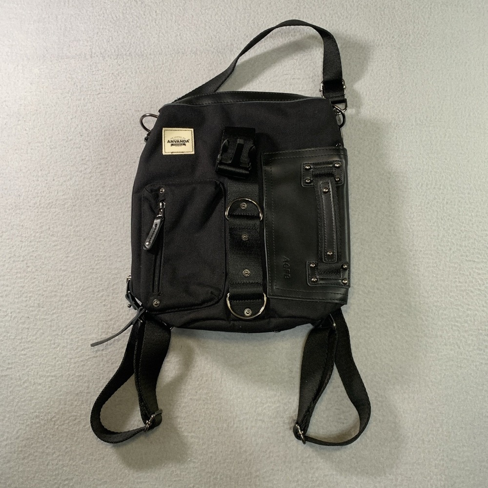 Använda A Great F*cking Bag Mini Convertible Backpack Black